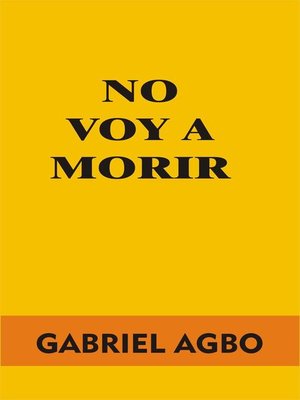 cover image of No Voy a Morir